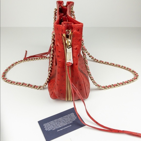 Rebecca Minkoff Shoulder Bag Leather Red - Picture 6 of 6